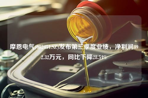 摩恩电气(002451.SZ)发布第三季度业绩，净利润392.32万元，同比下降28.54%