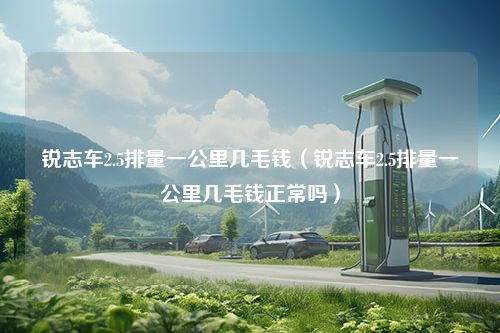 锐志车2.5排量一公里几毛钱（锐志车2.5排量一公里几毛钱正常吗）