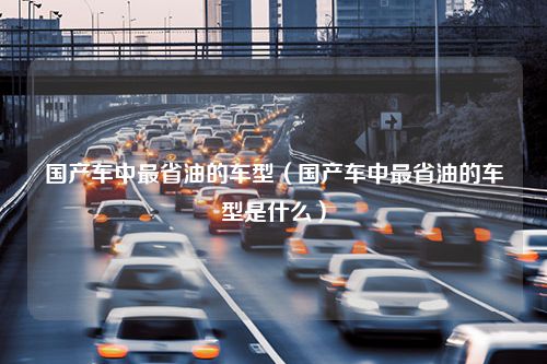 国产车中最省油的车型（国产车中最省油的车型是什么）