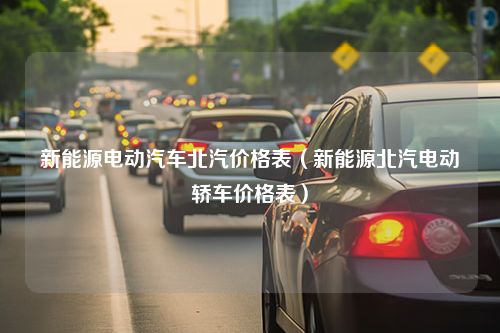 新能源电动汽车北汽价格表（新能源北汽电动轿车价格表）